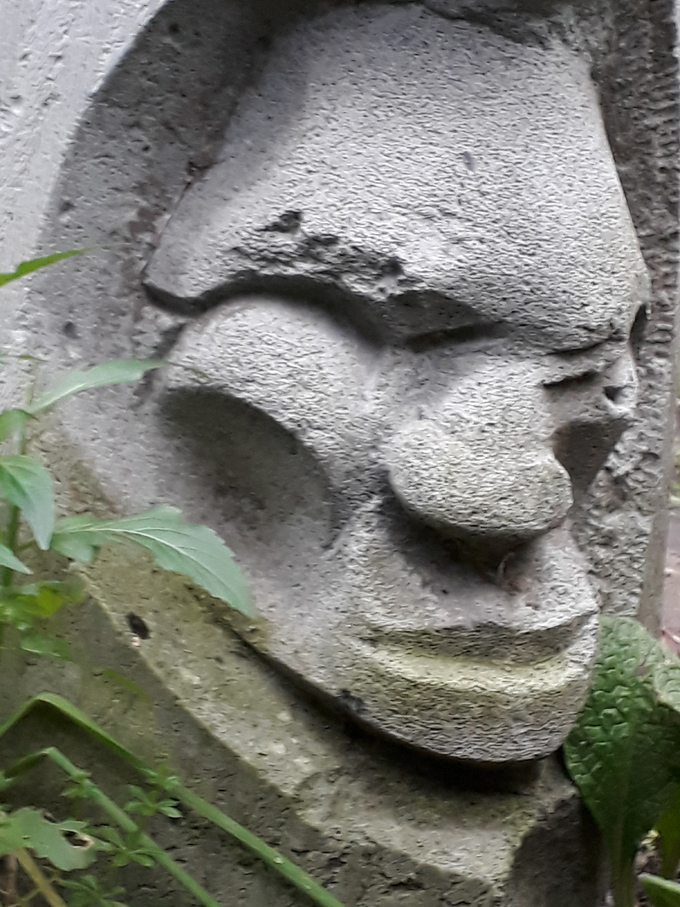 Garden carving